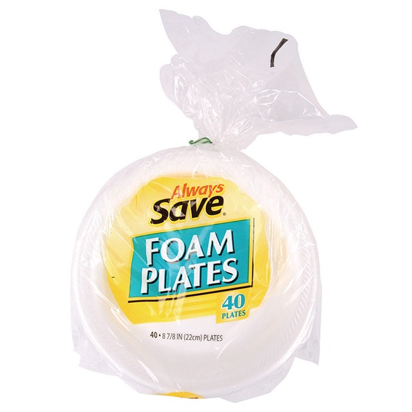 Buy Always Save Foam Plates, Order Groceries Online
